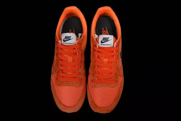 nike chaussures internationalist running chicago orange face